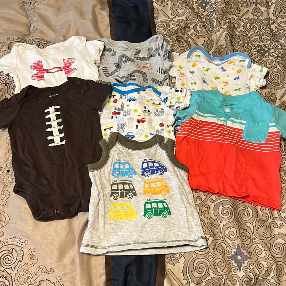 Boys 3-6m onsies